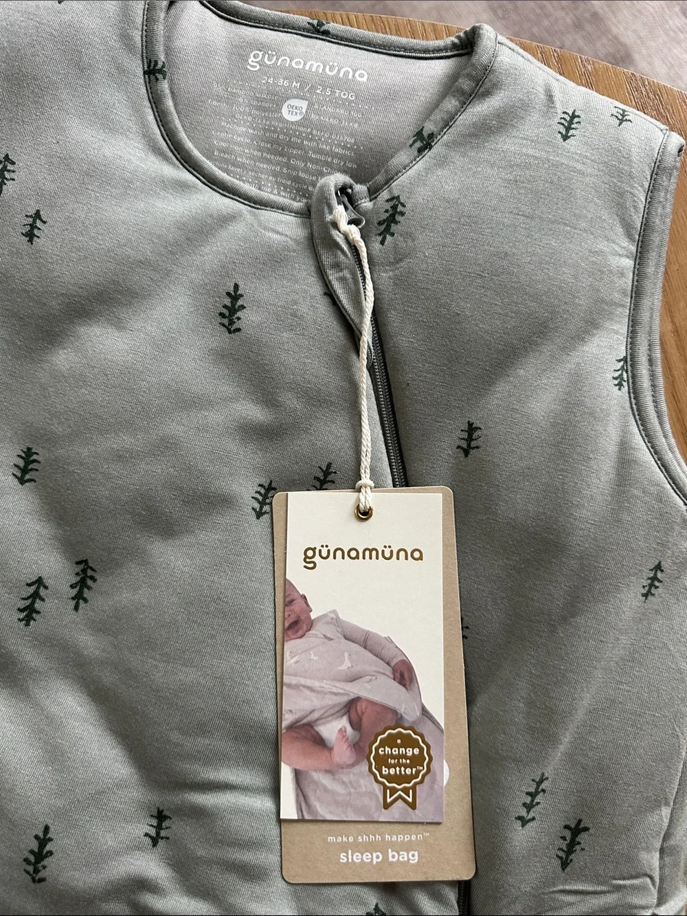 Gunamuna Sleep Sack Wearable Blanket - NEW with tags 2.5 tog 24-36 month